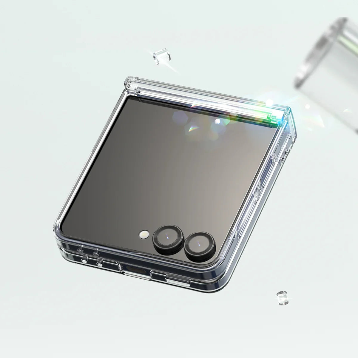 Samsung Z Flip7 Araree Nukin 360 Case - Clear - Tashqila