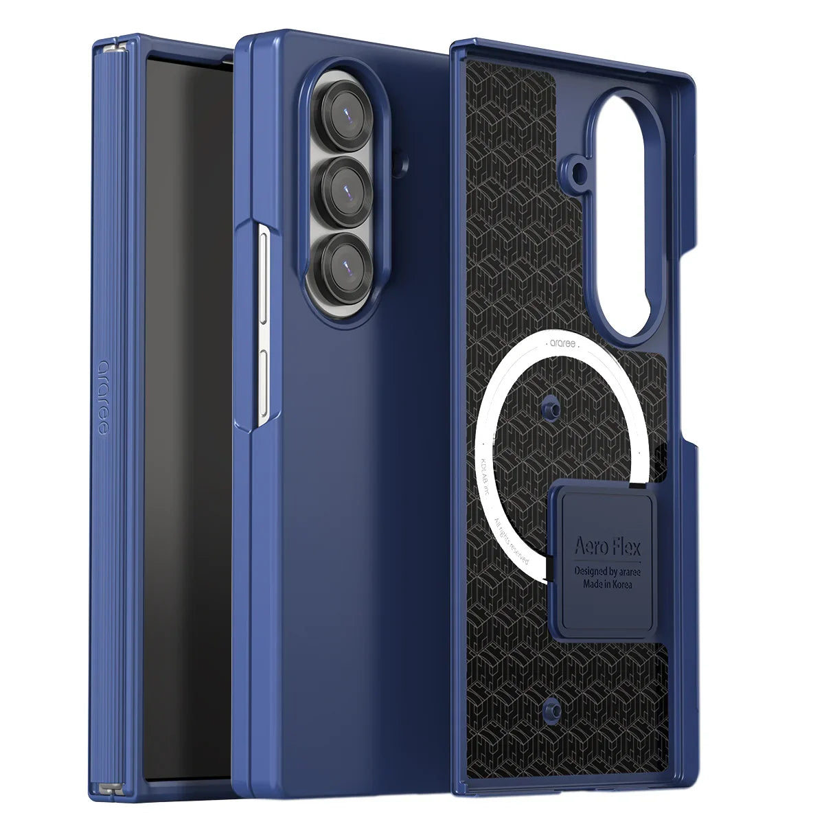 Samsung Z Fold7 Araree Aero Flex Magsafe Case - Navy - Tashqila
