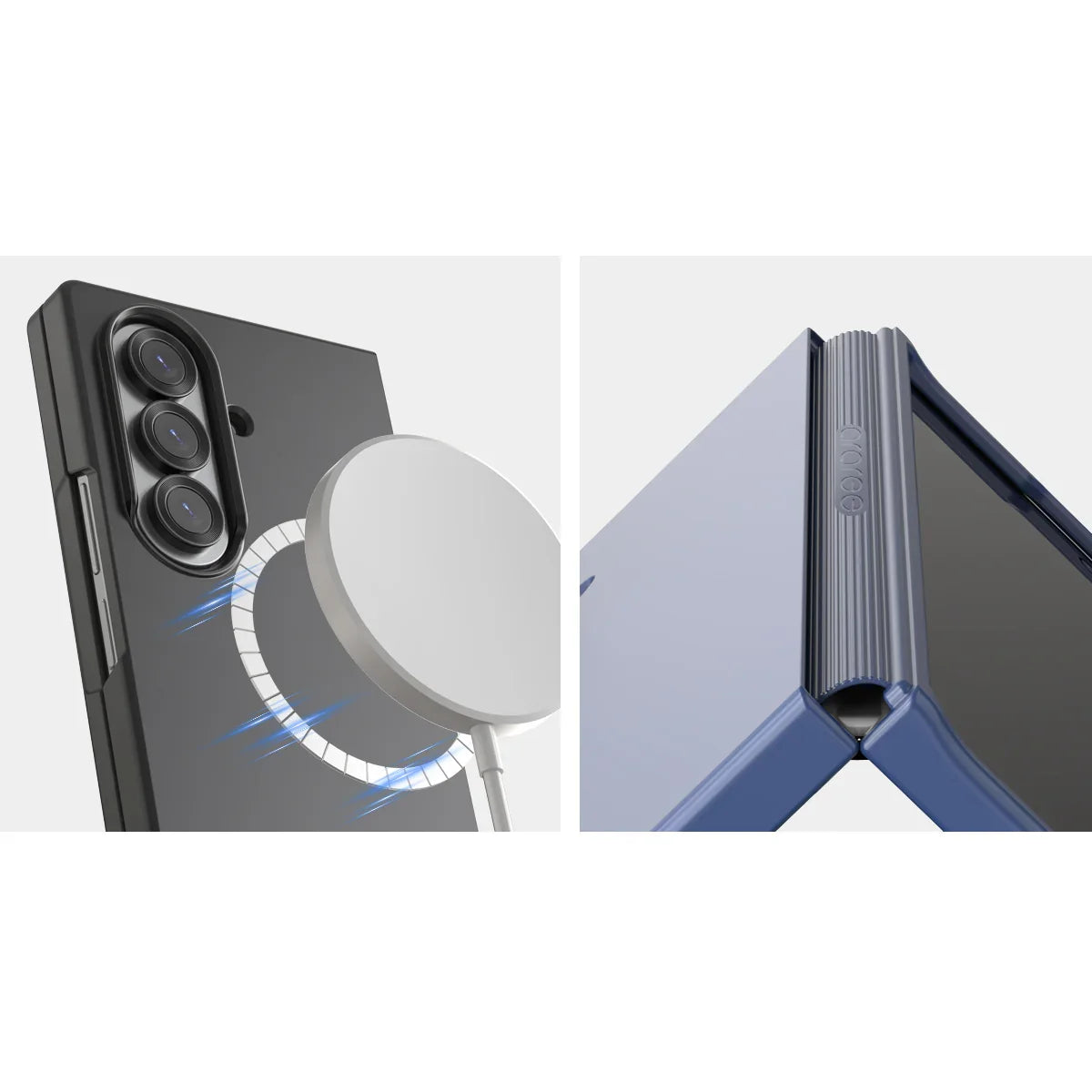 Samsung Z Fold7 Araree Aero Flex Magsafe Case - Navy - Tashqila