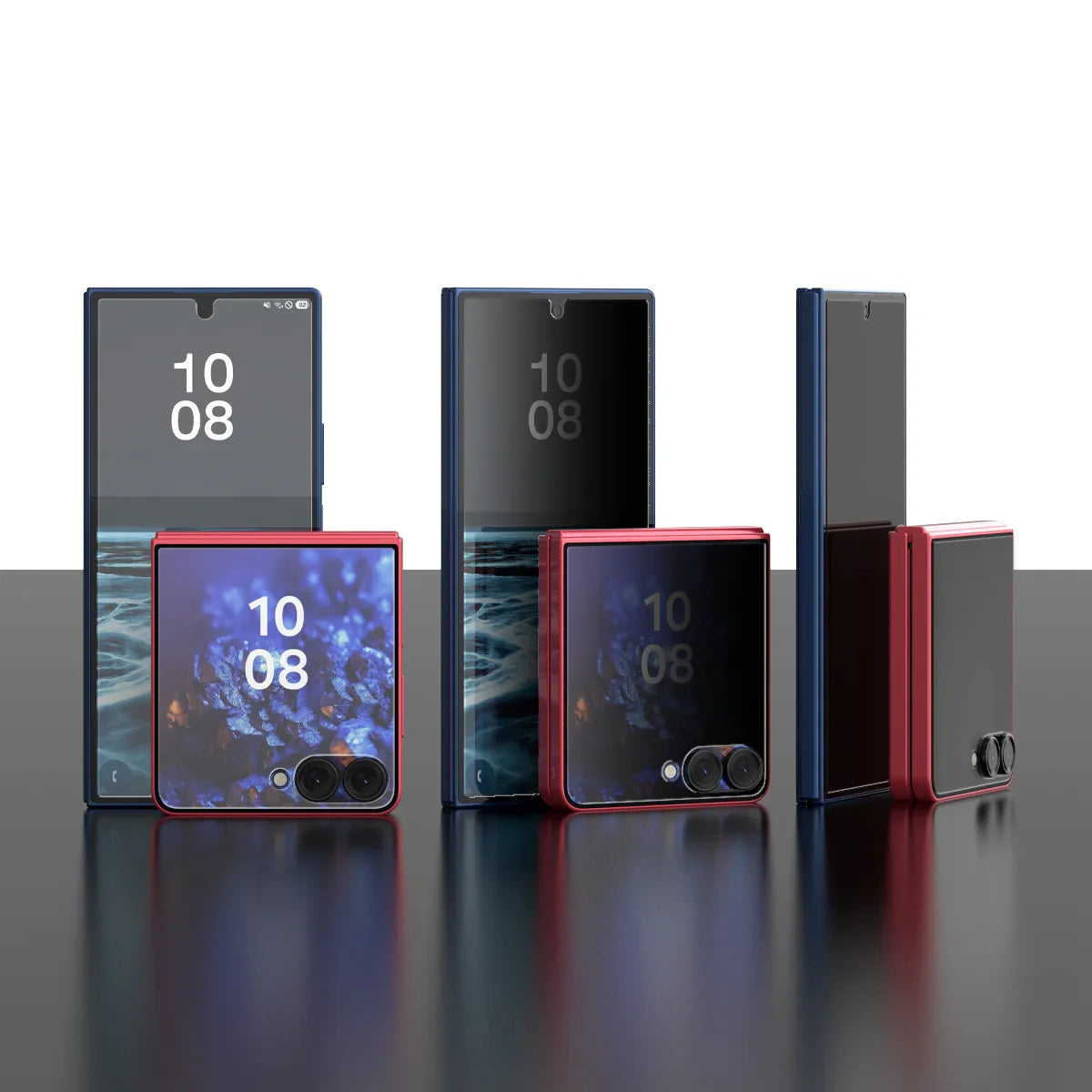 Samsung Z Fold7 Araree Core Front Screen Protector Glass - Privacy (2Pcs) - Tashqila