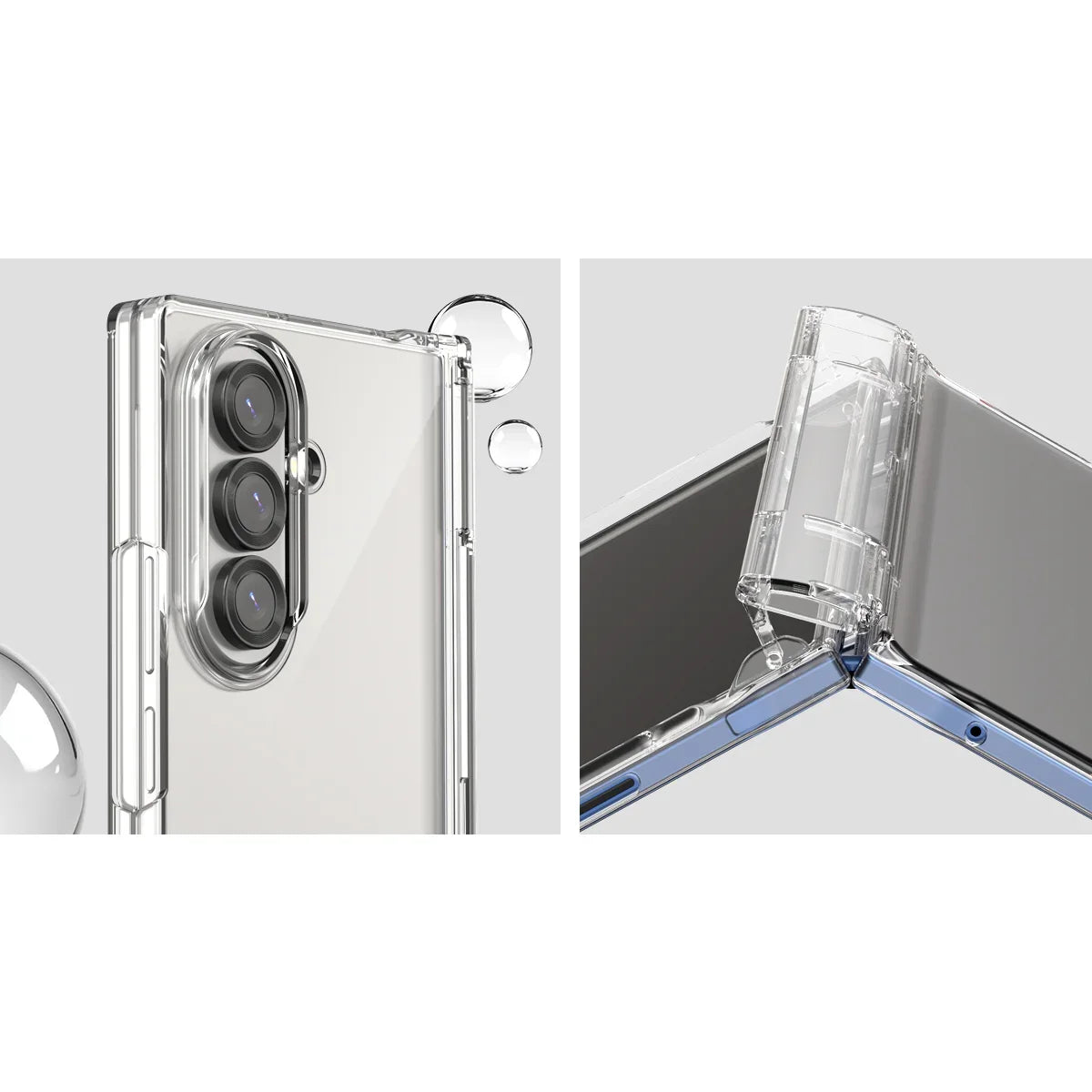 Samsung Z Fold7 Araree Nukin 360 Case - Clear