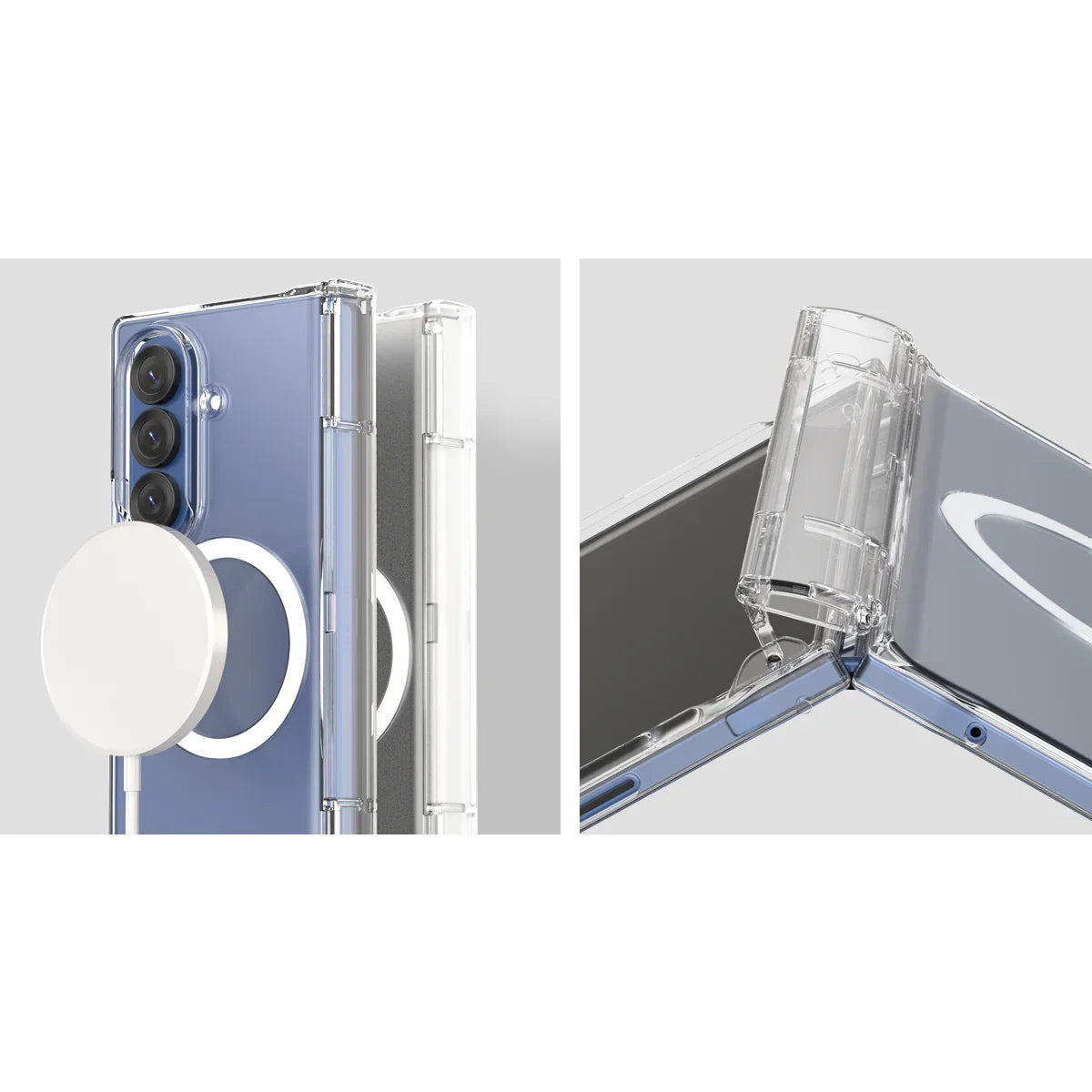 Samsung Z Fold7 Araree Nukin 360 Magsafe Case - Clear