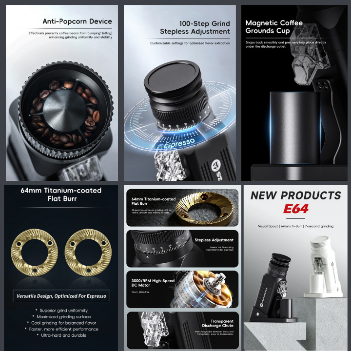 starseeker-e64-electric-grinder-black - Tashqila Kuwait