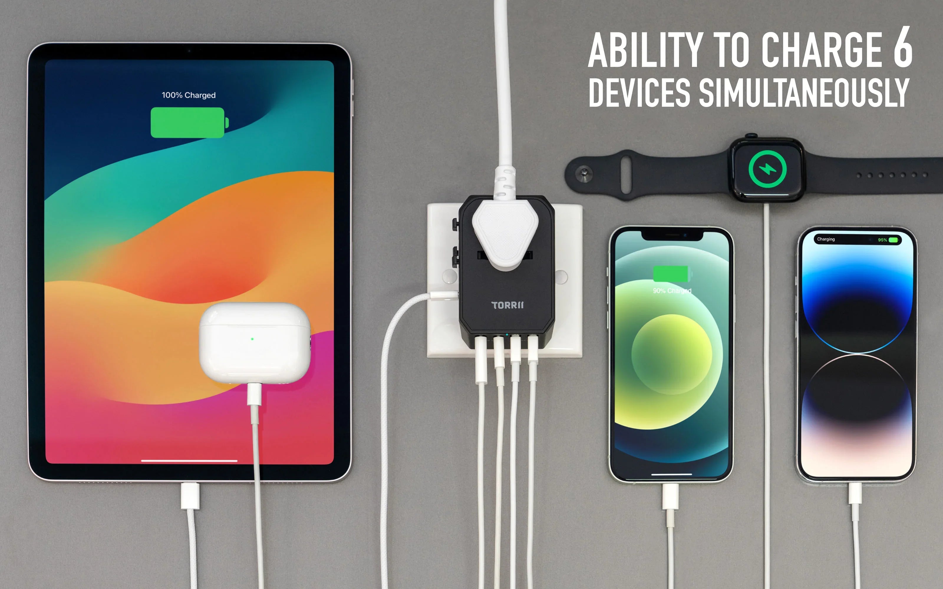 Torrii Bolt 70W GaN Universal Travel Adapter IV - Black - Tashqila