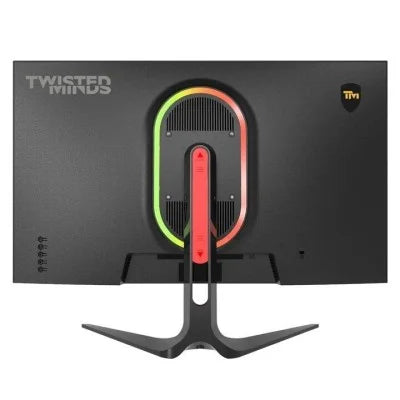 Twisted Minds 27'' QHD Fast IPS, 180Hz, 0.5MS, HDMI 2.1, HDR400 RGB Gaming Monitor - Black - Tashqila