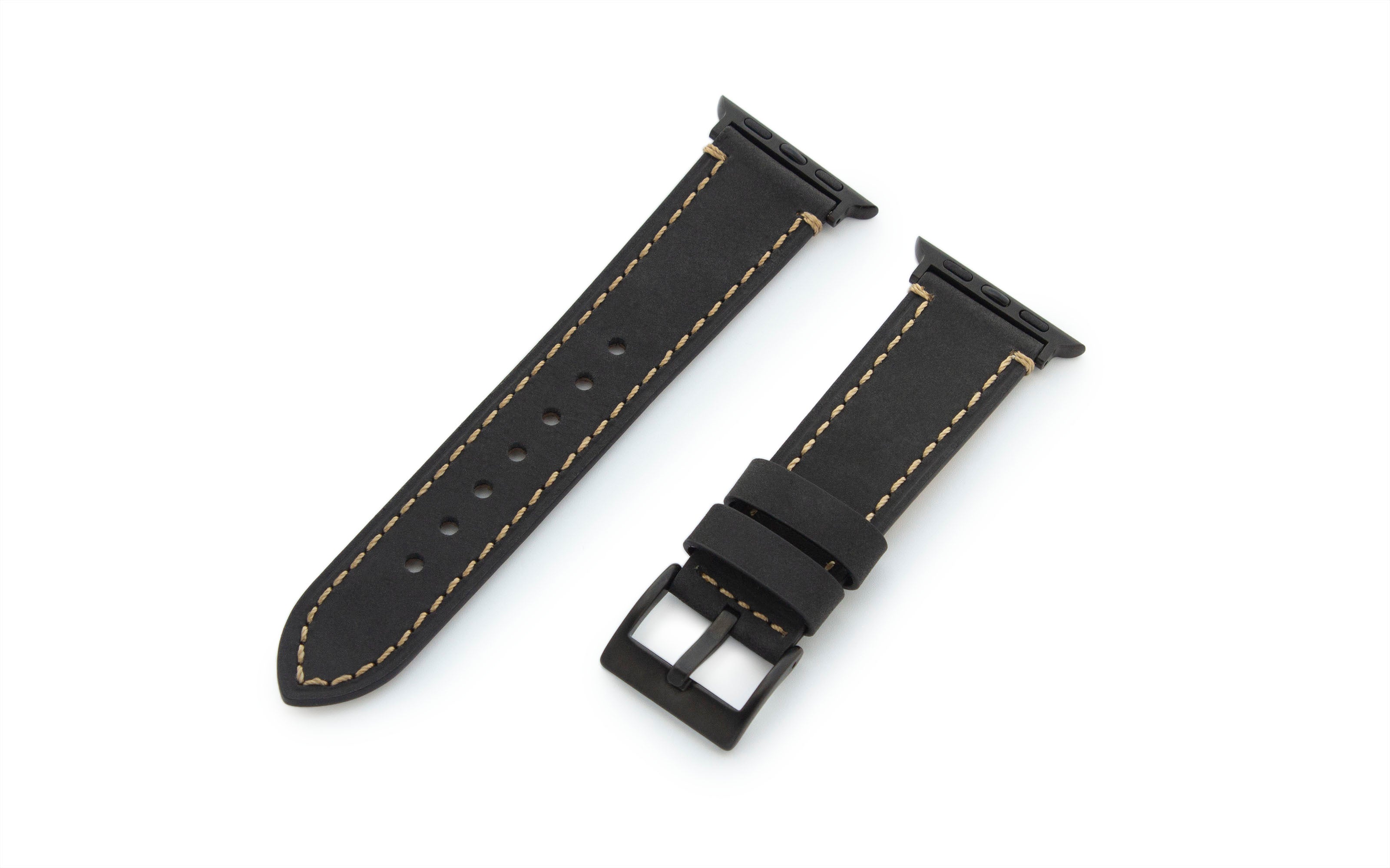 Torrii Watch 40/41/42 Mm Strap - Black Leather