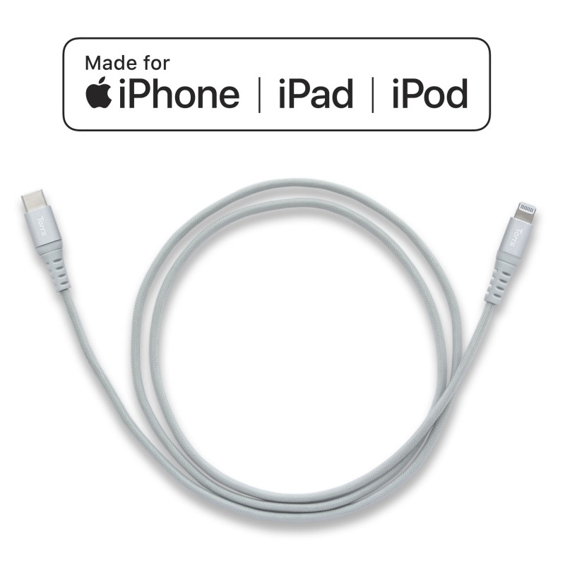 Torrii Kevable Type-C To Lightning Cable 1m - Silver