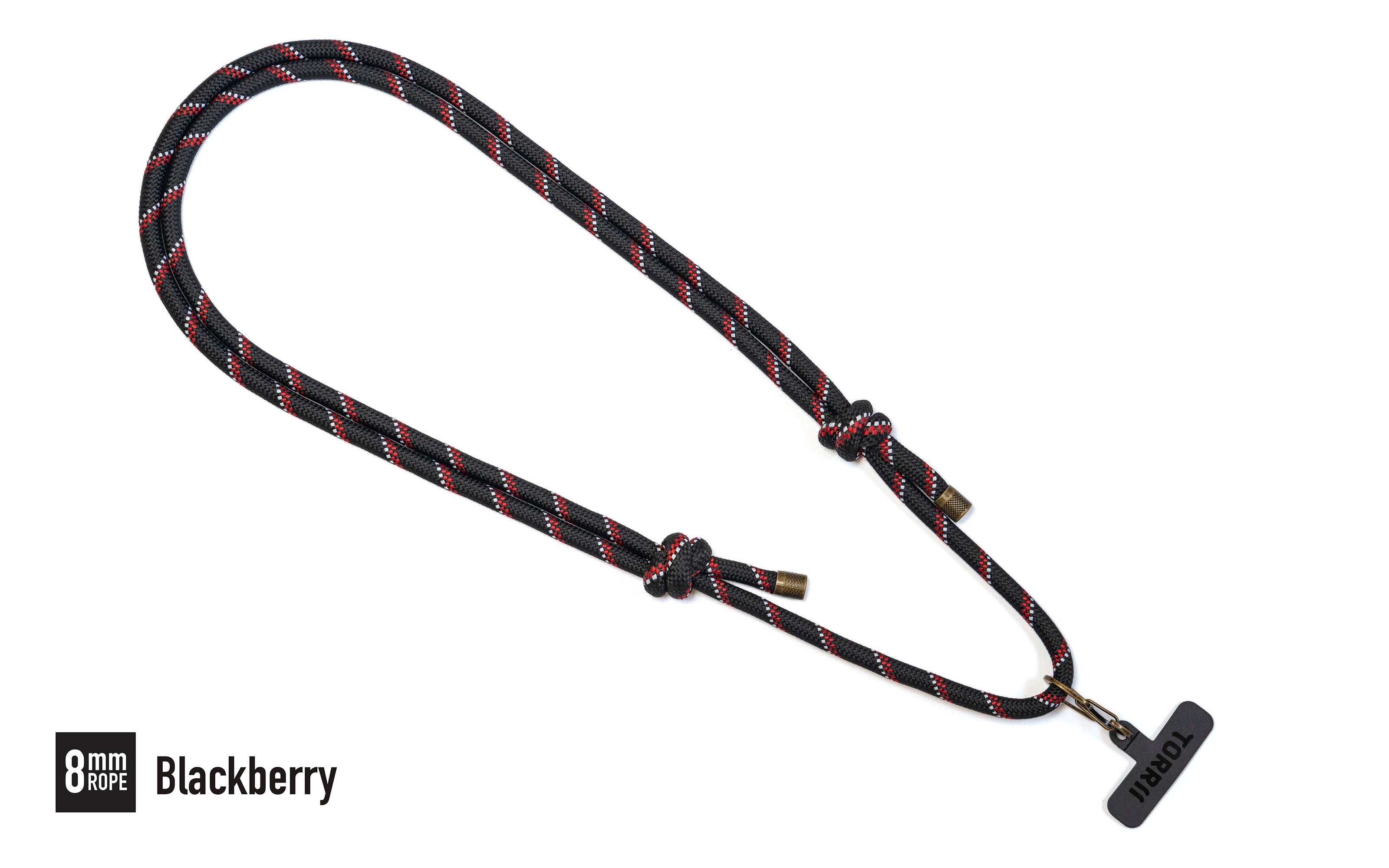 Torrii Knotty 8mm Strap - Blackberry