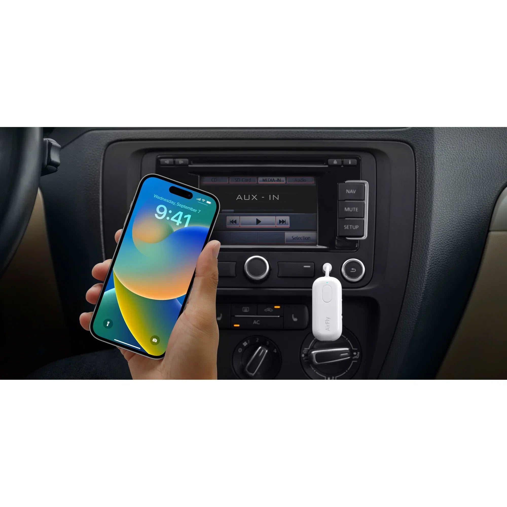 TWELVE SOUTH AirFly Pro Deluxe Bluetooth Transmitter White - Tashqila