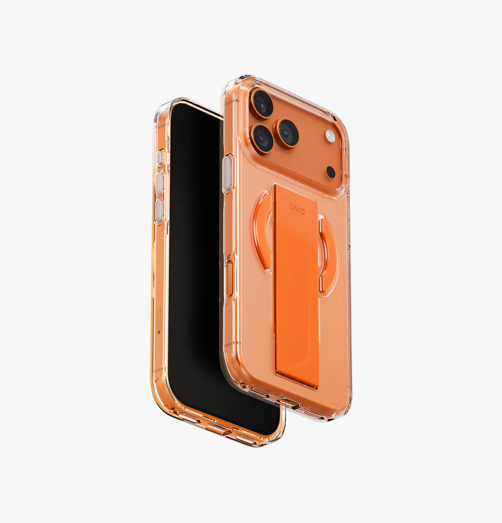 Uniq Hybrid iPhone 17 Pro Magclick Heldro Air - Volt Orange