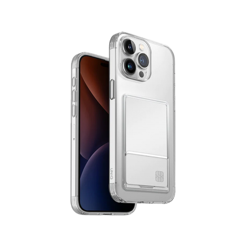 Uniq hybrid iPhone 15 Pro Max Airfender Cover - Transparent