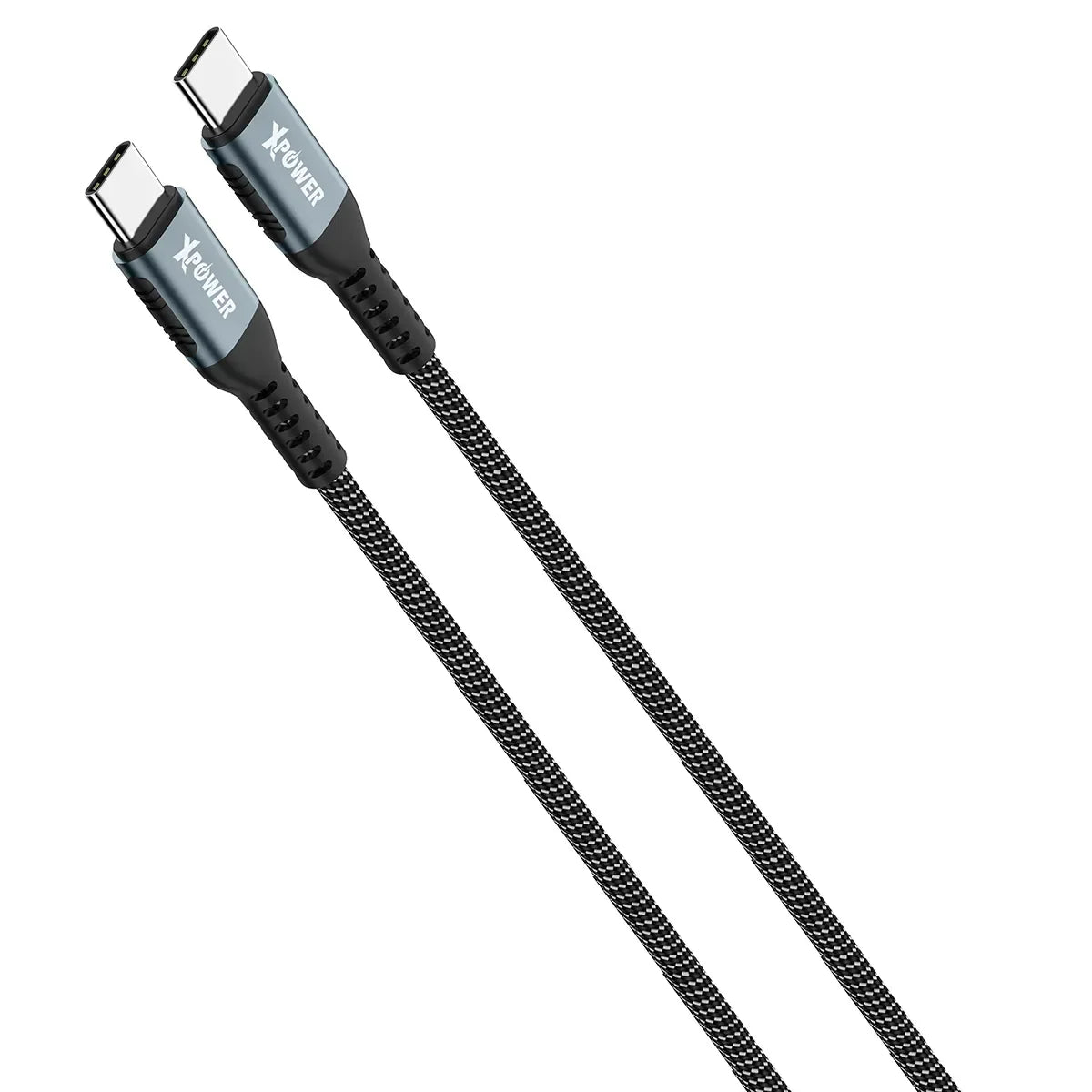 كابل شحن ومزامنة XPower بقوة 240 واط وطول 1 متر من النوع C إلى النوع C