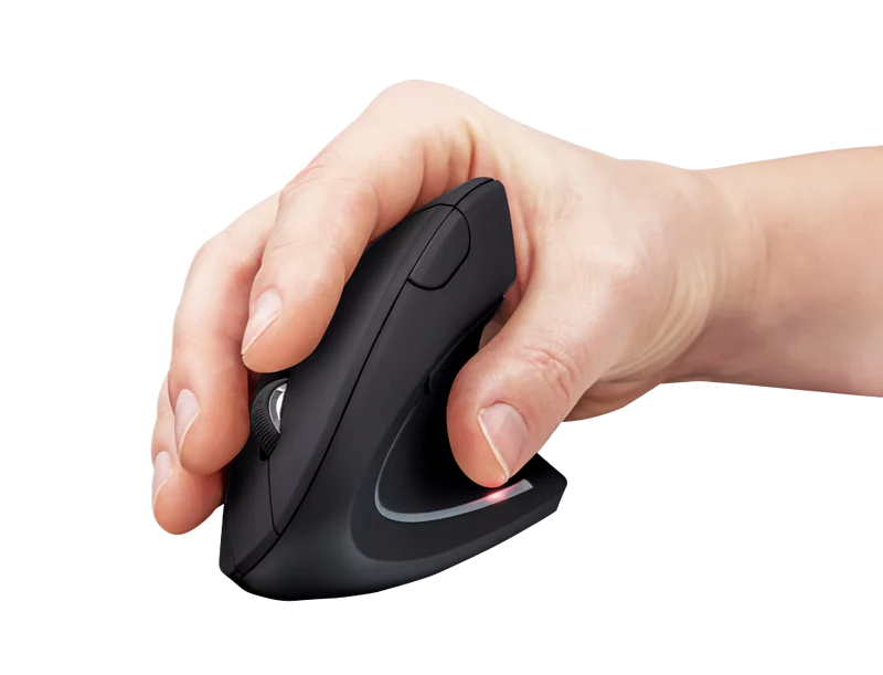 XPower Ergonomic Wireless Vertical Mouse - Black