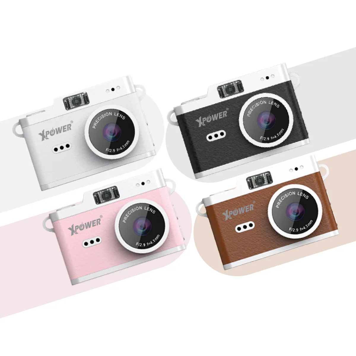 Xpower Mini Digital Camera with Display, Black