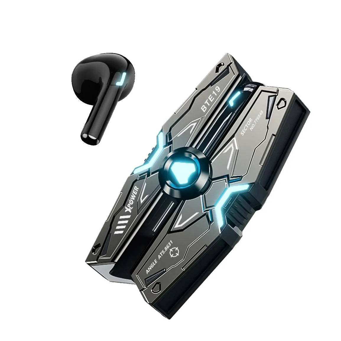 XPower BTE19 Bluetooth 5.3 Wireless Earbuds - Black