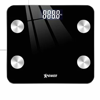 XPower SBS1 Smart Body Scale with 63 Body Information - Black