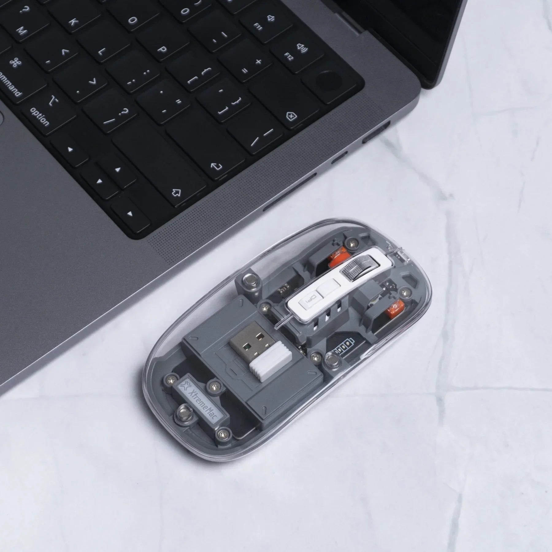 XtremeMac Mouse Multi-Connection - Transparent - Tashqila