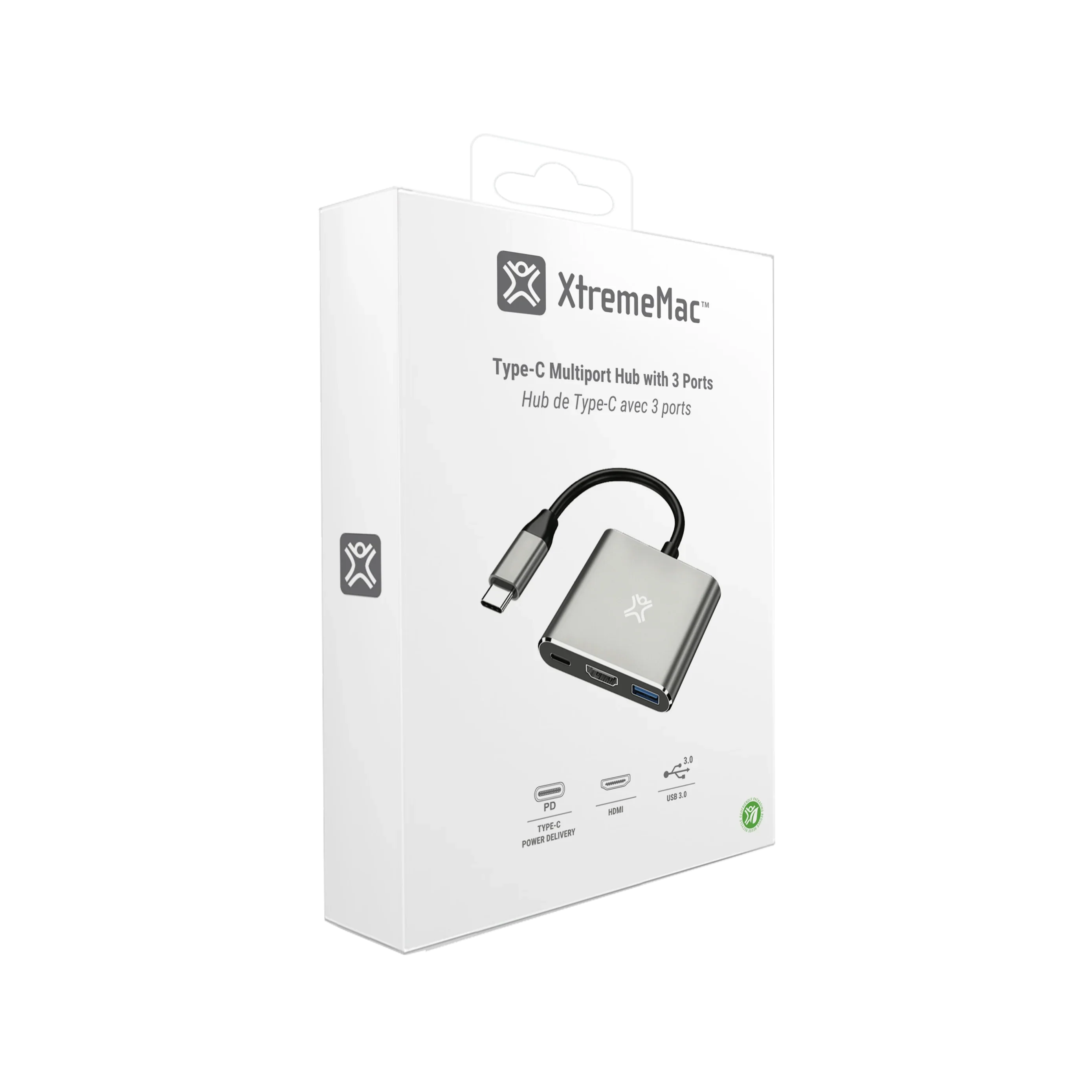 XtremeMac Type-C 3 In 1 Hub
