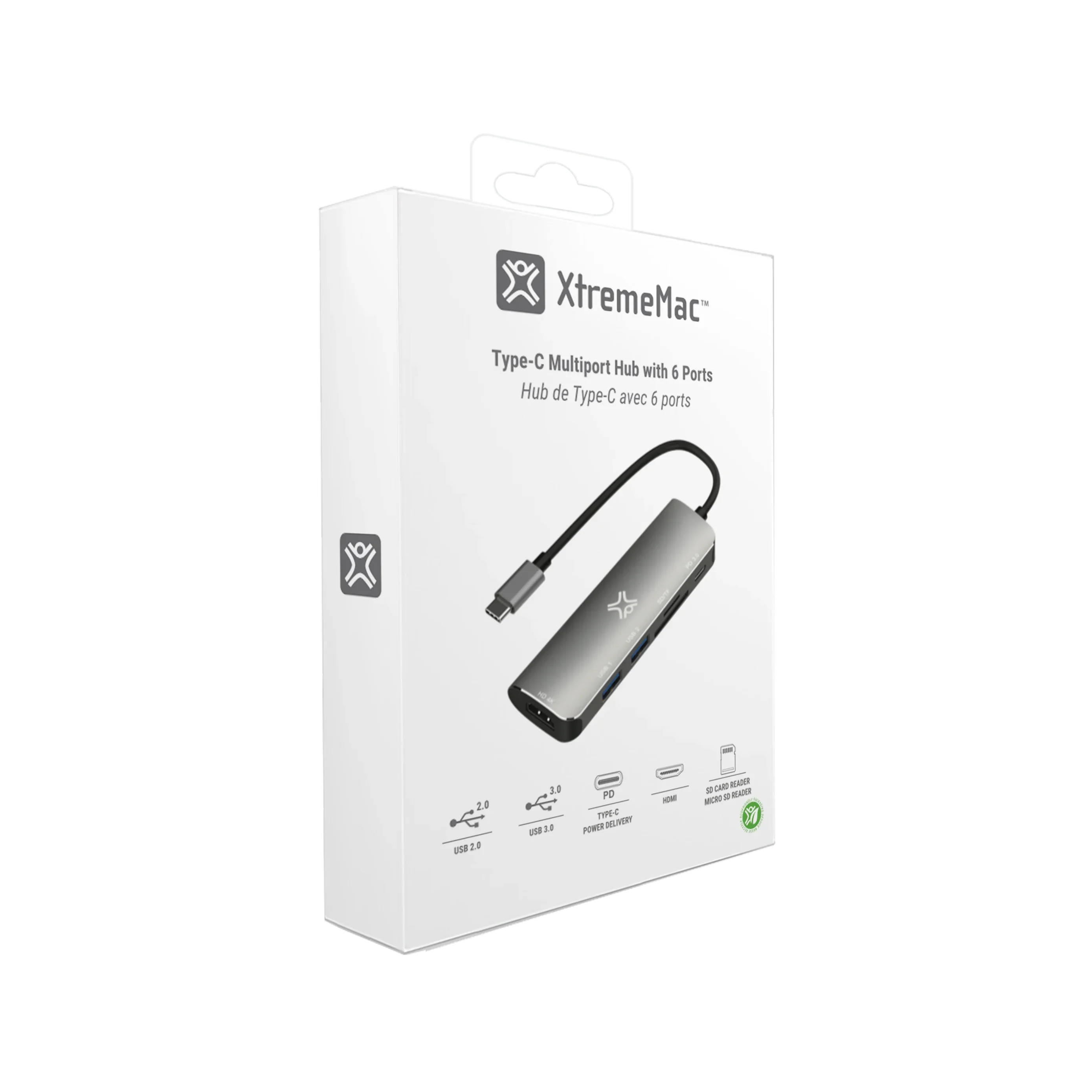 XtremeMac Type-C 6 In 1 Hub