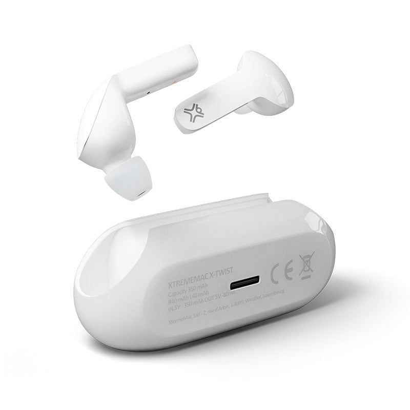 XtremeMac X-Twist Wireless Earphones With Battery Display