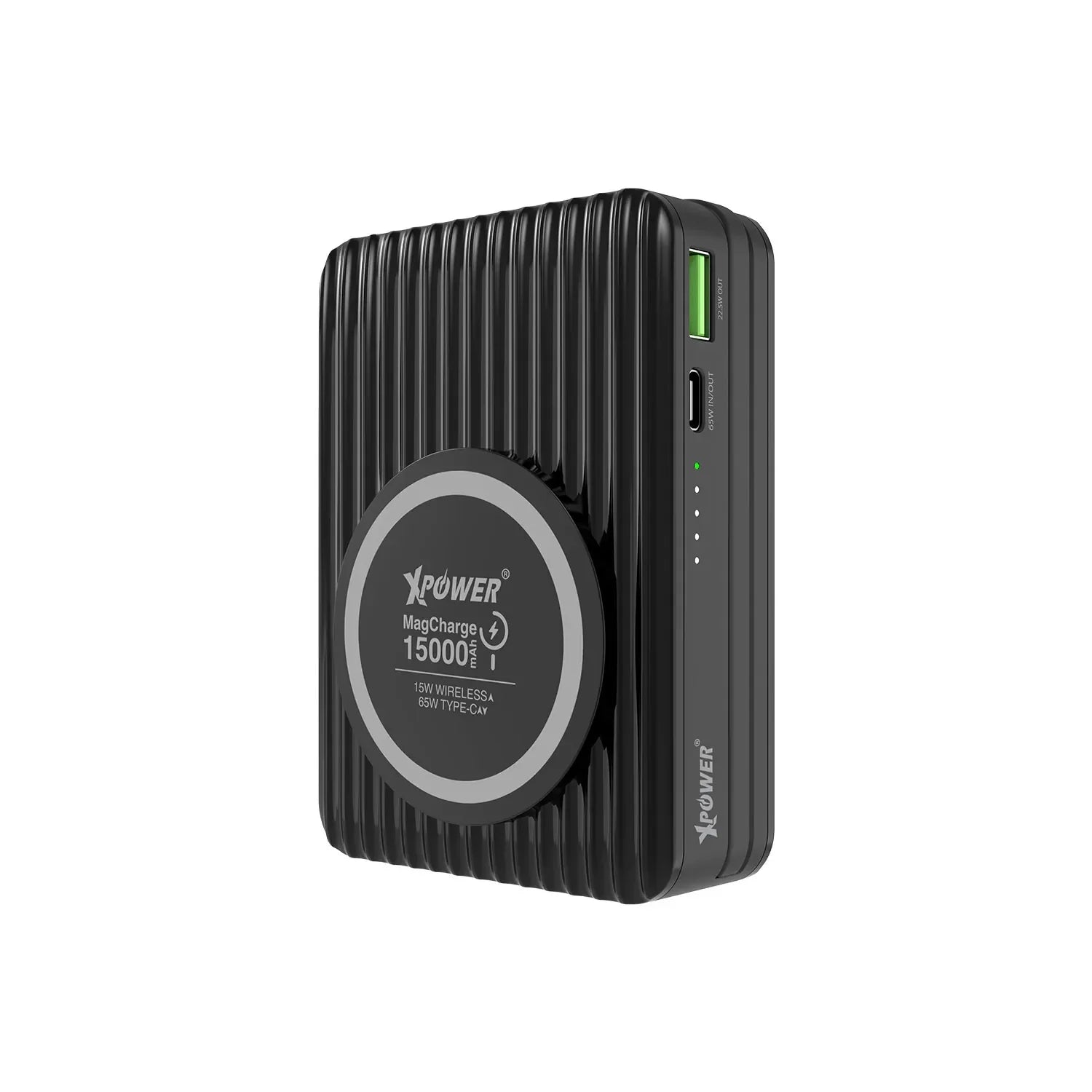 Xpower 15000mah 65w 3in1 Wireless Power Bank And Charger - Black - Tashqila