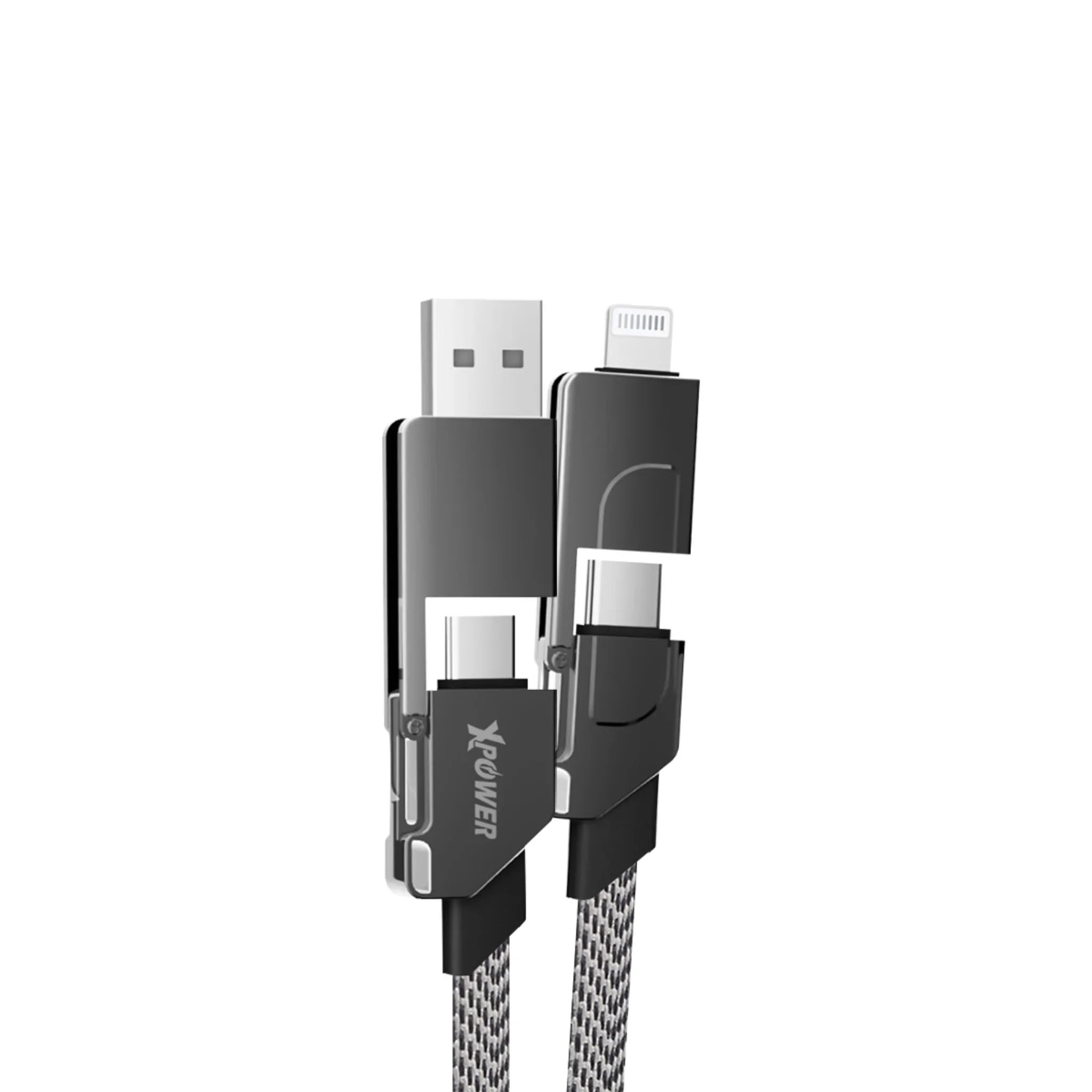 Xpower 60W Sync & Charge Mini Cable - Gray - Tashqila