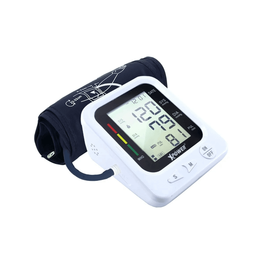 Xpower Blood Pressure LCD Monitor - White