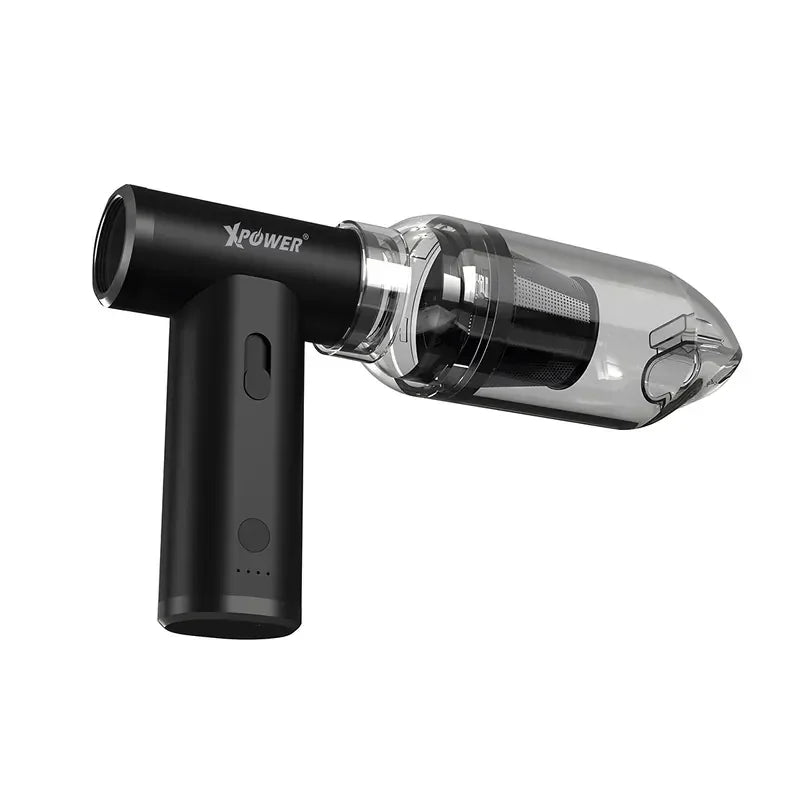 Xpower Mini Wireless Vacuum Cleaner + Air Blower Storm 4 In 1 - Black - Tashqila