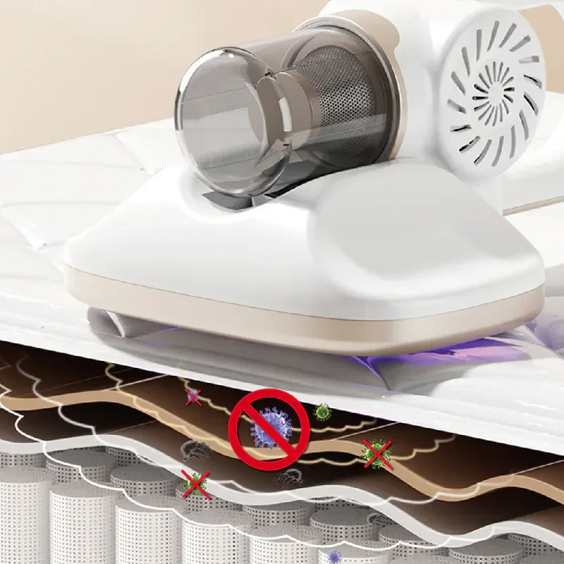 Xpower Wireless Vacuum Cleaner With UV Dust Mites Removal Machine - Tashqila