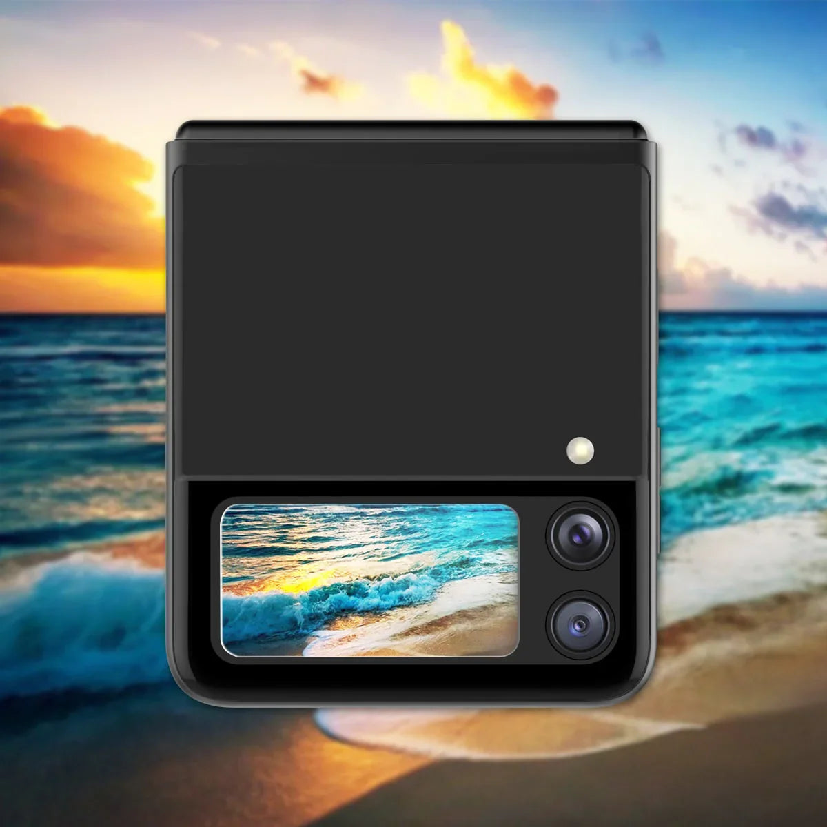 Araree Sub Core Front Screen Glass For Samsung Galaxy Z FliP 3 - Clear - Tashqila