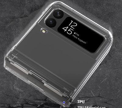 Araree Nukin 360 Pc + Tpu Casefor Z FliP 4 - Clear - Tashqila