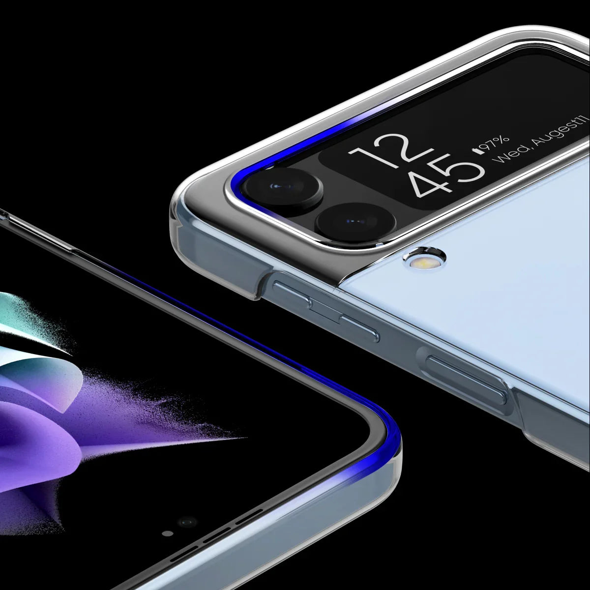 Araree Nukin Slim Case For Z FliP 4 - Clear - Tashqila