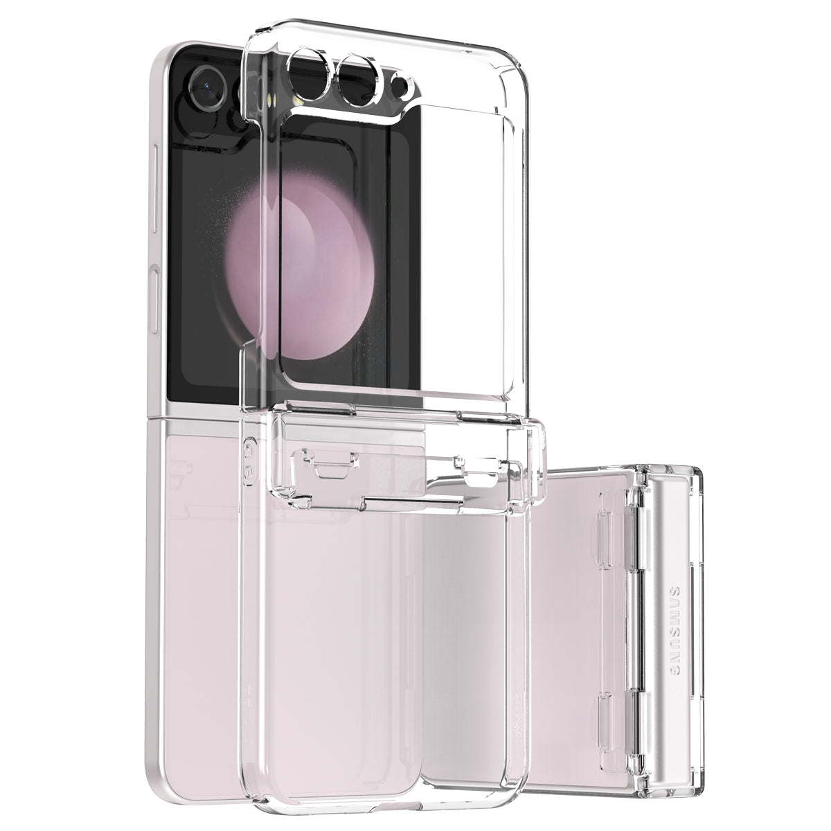 Araree Z Flip 5 Nukin 360 With Hinge Protection Case - Clear