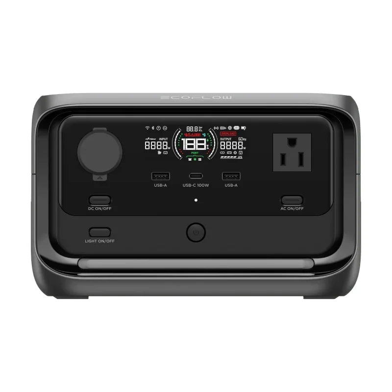 EcoFlow River 3 Plus Power Station 600W 286Wh Solar Battery &  EcoFlow River 3 plus Smart Extra Battery EB300