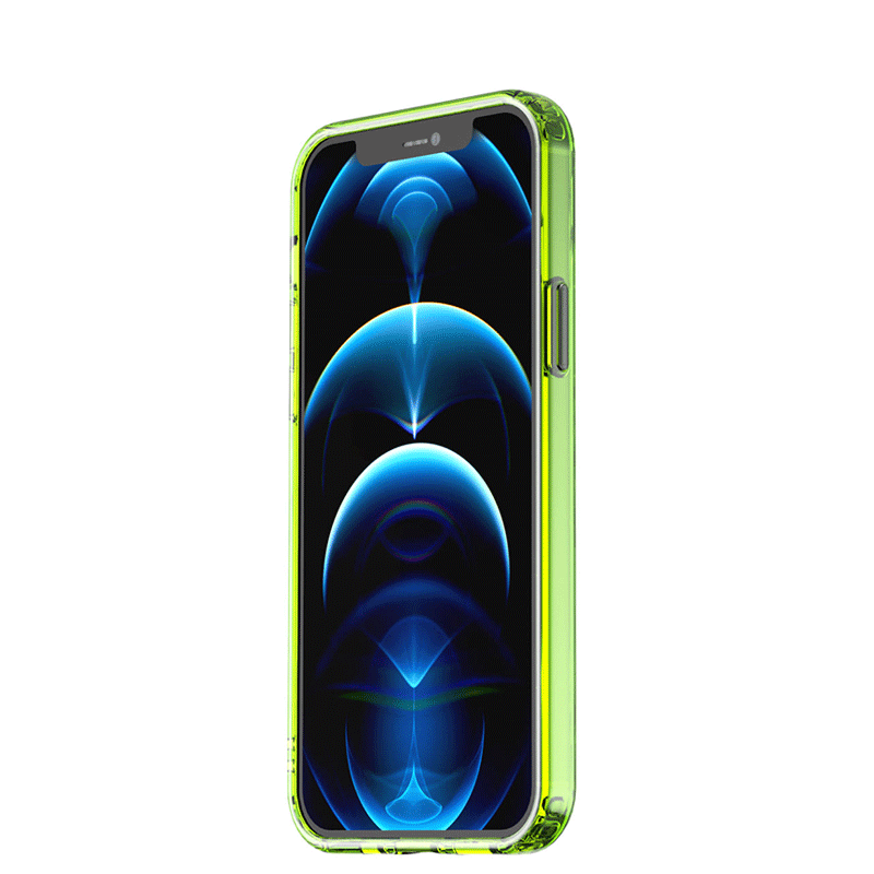 Araree Duple Case For iPhone 12 & 12 Pro - Neon Yellow