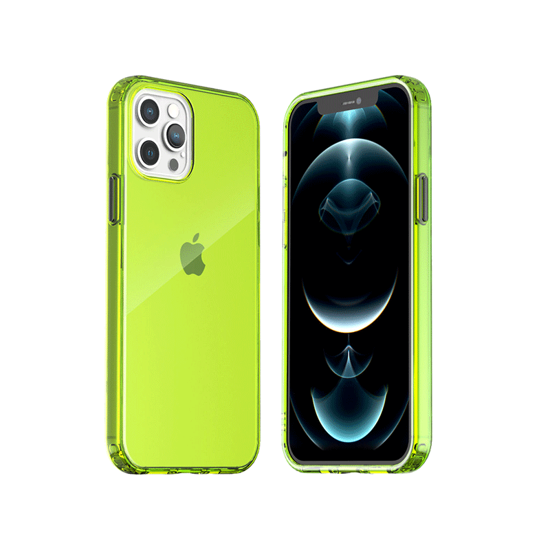 Araree Duple Case For iPhone 12 & 12 Pro - Neon Yellow