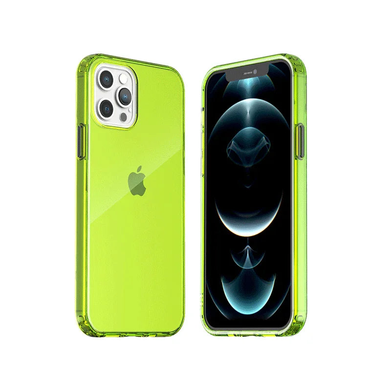 Araree Duple Case For iPhone 12 & 12 Pro - Neon Yellow - Tashqila