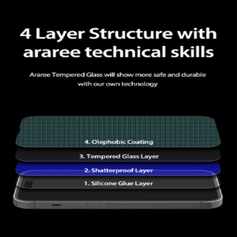 Araree Subcore Screen Protector Glass For iPhone 14 Pro - Clear