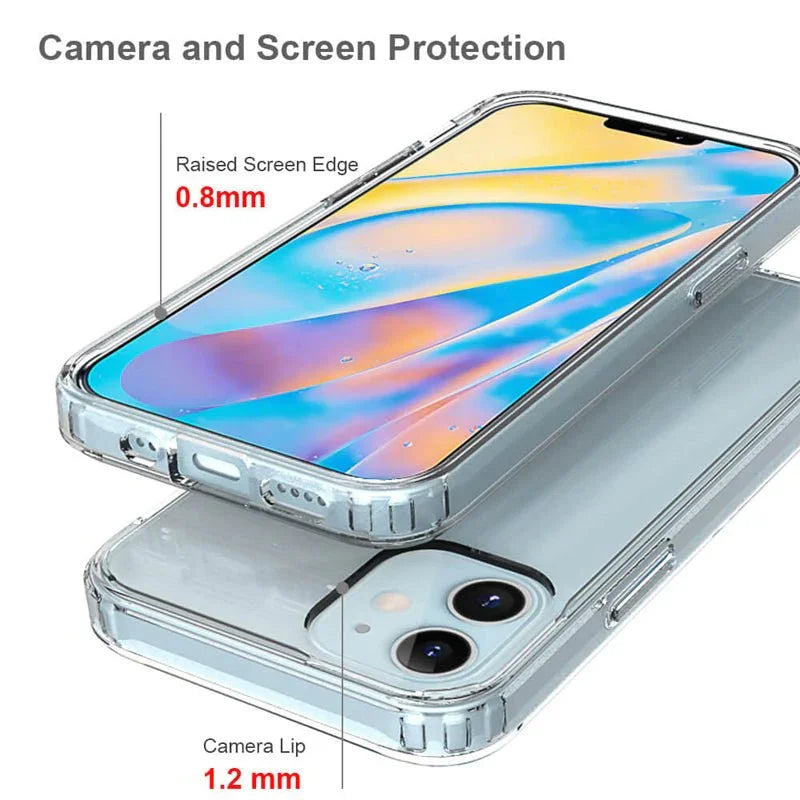 Armor-X Ahn Shockproof Protective Case For iPhone 12 Mini - Clear - Tashqila