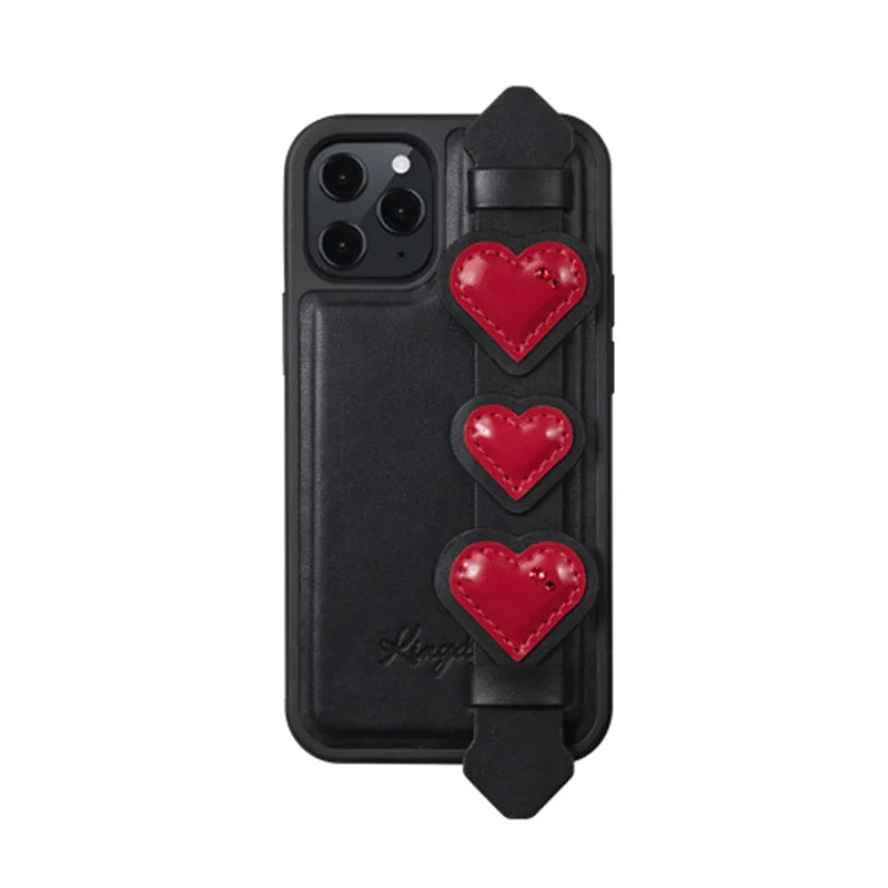 iPhone 12 & 12 Pro Kingxbar Refreshing GriP Case - Black - Tashqila