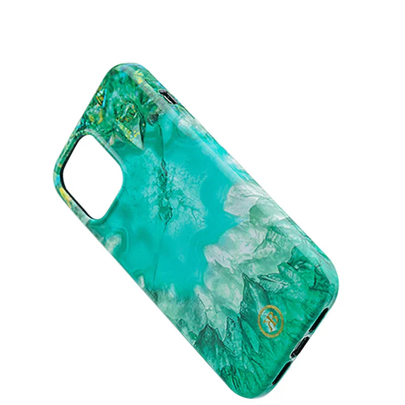 iPhone 12 Pro Max Kingxbar Jade Splash Case - Green - Tashqila
