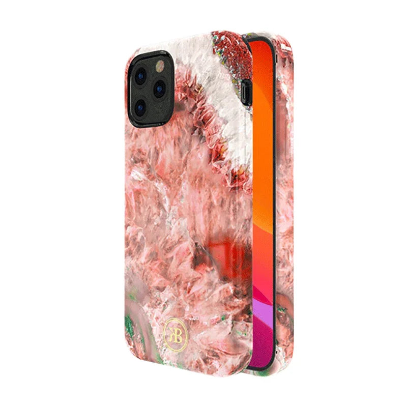 iPhone 12 Pro Max Kingxbar Jade Splash Case - Red - Tashqila