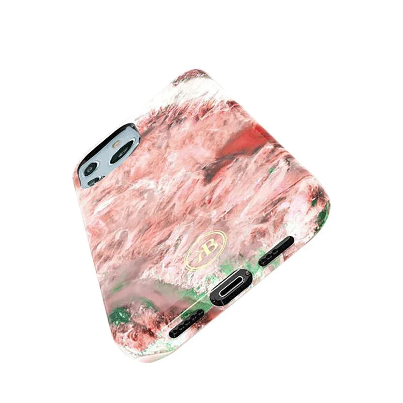 iPhone 12 Pro Max Kingxbar Jade Splash Case - Red - Tashqila