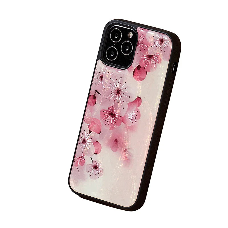 Ikins Case For iPhone 12 / 12 Pro - Lovely Cherry Blossom - Tashqila