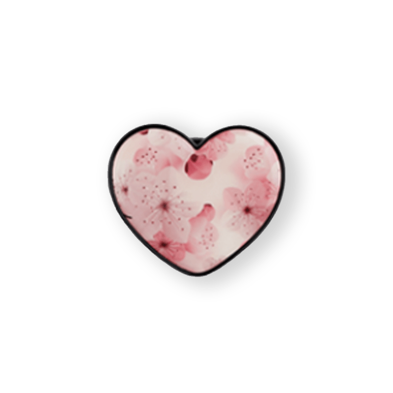 Man & Wood Smart Grip Heart Shape - Lovely Cherry Blossom (Heart)