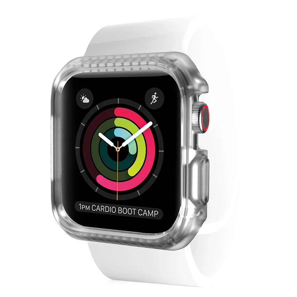 Itskins Spectrum Clear Series Case For Apple Watch 44/45Mm - Smoke - Tashqila