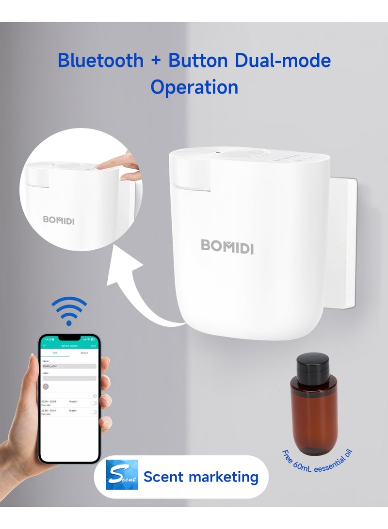 Bomidi Waterless Diffuser Machine 60ml Capacity AD01 White