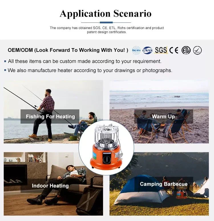 Santira Portable Gas Heater OC-G3000 - Tashqila