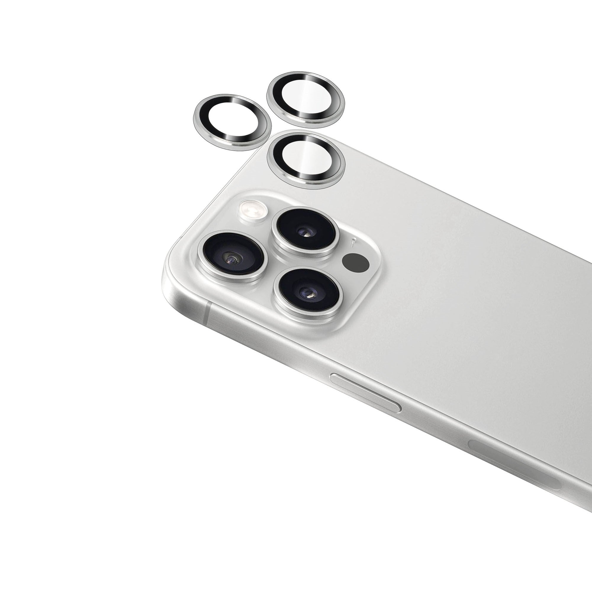 iPhone 16 Pro / 16 Pro Max Torrii Bodyglass Aluminium Camera Ring - Silver