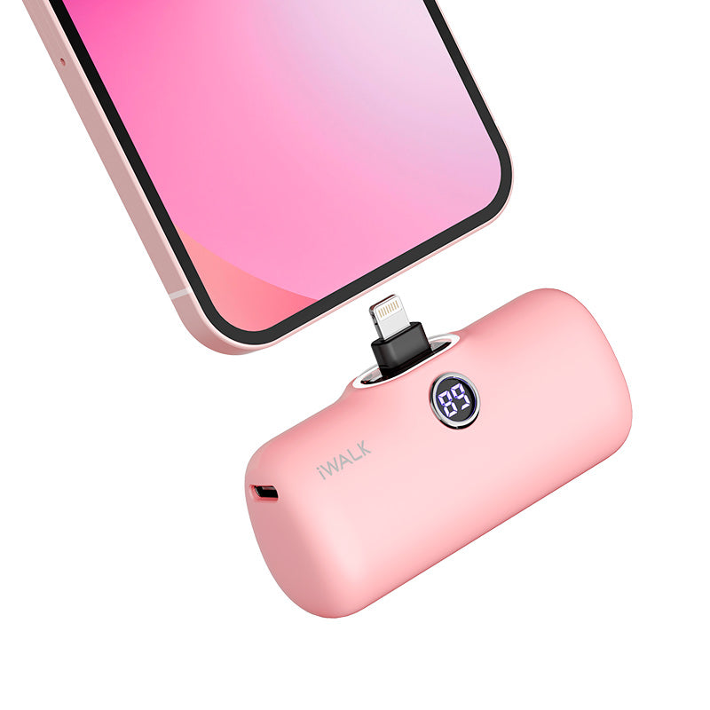 iWalk 4800mAh Lightning 20W Pocket Power Bank - Pink